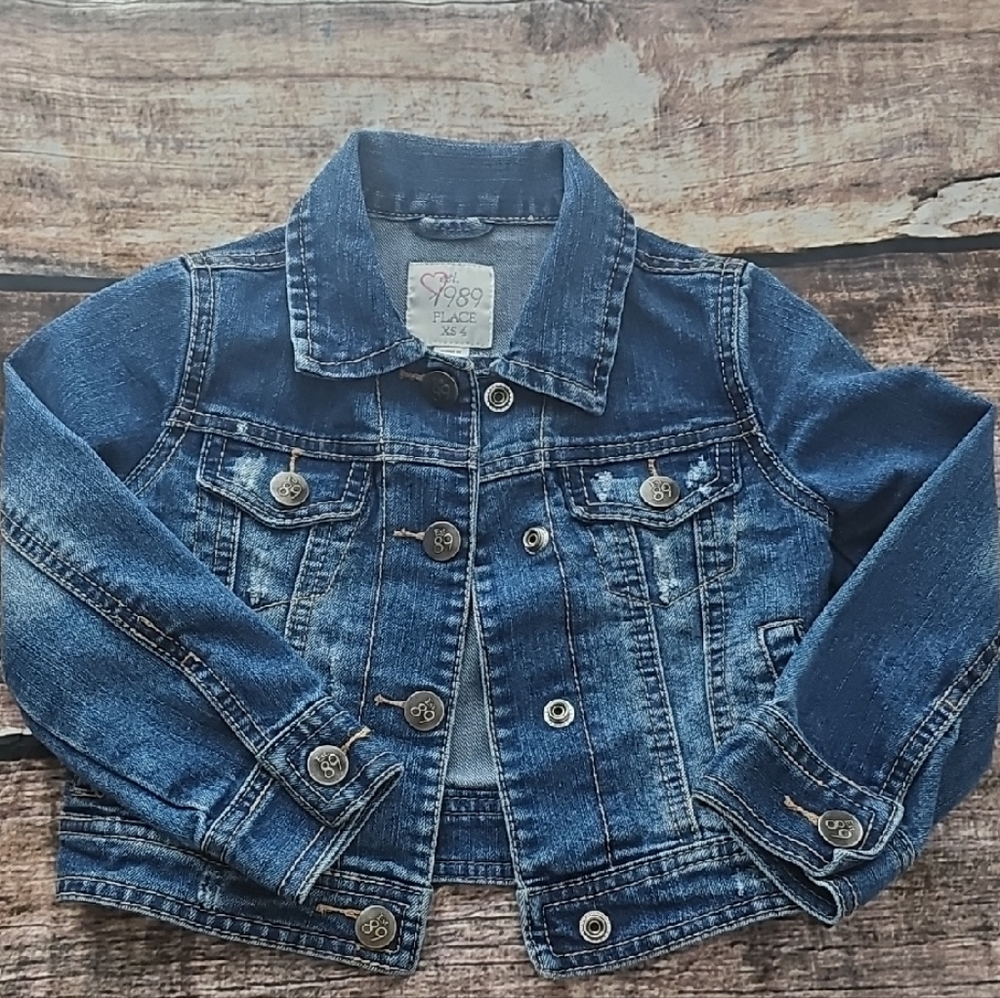 The Children's Place Dark Blue Denim Jacket